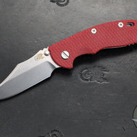 Hinderer XM-18 3.5"- NON FLIPPER- Bowie Edge- Stonewash Ti And Various G-10 Scale- Stonewash Finished S45VN Steel Blade