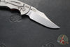 Hinderer XM-18 3.5"- NON FLIPPER- Bowie Edge- Stonewash Ti And Various G-10 Scale- Stonewash Finished S45VN Steel Blade