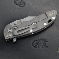 Hinderer XM-18 3.5"- Bowie Edge- Working Finish Ti And FDE G-10 Handle- Working Finish Finished S45VN Steel Blade