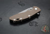 Hinderer XM-18 3.5"- Harpoon Spanto- Battle Bronze Titanium And FDE G-10 Handle- Working Finish S45VN Steel Blade