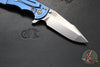 Hinderer XM-18 3.5"- Harpoon Spanto- Stonewash Blue Titanium And Blue G-10 Handle- Stonewash S45VN Steel Blade