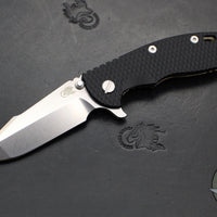 Hinderer XM-18 3.5"- Harpoon Spanto- Stonewash Bronze Titanium And Black G-10 Handle- Stonewash S45VN Steel Blade