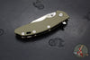 Hinderer XM-18 3.5"- Harpoon Spanto- Stonewash Bronze Titanium And OD Green G-10 Handle- Stonewash S45VN Steel Blade