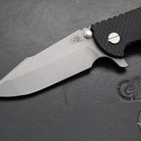 Hinderer XM-18 3.5"- Harpoon Spanto- Working Finish Titanium And Black G-10 Handle- Working Finish S45VN Steel Blade