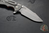 Hinderer XM-18 3.5"- Harpoon Spanto- Working Finish Titanium And Orange G-10 Handle- Working Finish S45VN Steel Blade