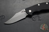 Hinderer XM-18 3.5"- NON FLIPPER- Bowie Edge- Battle Blue Titanium And Black G-10 Handle- Working Finish Blade