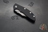 Hinderer XM-18 3.5"- NON FLIPPER- Bowie Edge- Battle Blue Titanium And Black G-10 Handle- Working Finish Blade