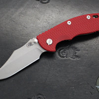 Hinderer XM-18 3.5"- NON FLIPPER- Bowie Edge- Battle Bronze Titanium And Various G-10 Handles- Working Finish Blade