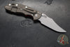 Hinderer XM-18 3.5"- NON FLIPPER- Bowie Edge- Battle Bronze Titanium And Various G-10 Handles- Working Finish Blade