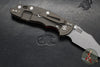 Hinderer XM-18 3.5"- NON FLIPPER- Bowie Edge- Battle Bronze Titanium And Various G-10 Handles- Working Finish Blade