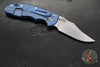 Hinderer XM-18 3.5"- NON FLIPPER- Bowie Edge- Stonewash Blue Ti And Various G-10 Handles- Stonewash Finished S45VN Steel Blade