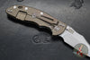 Hinderer XM-18 3.5"- NON FLIPPER- Bowie Edge- Stonewash Bronze Ti And Various G-10 Handles- Stonewash Finished S45VN Steel Blade