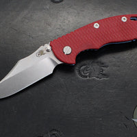 Hinderer XM-18 3.5"- NON FLIPPER- Bowie Edge- Stonewash Blue Ti And Various G-10 Handles- Stonewash Finished S45VN Steel Blade