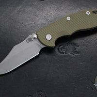 Hinderer XM-18 3.5"- NON FLIPPER- Bowie Edge- Working Finish Ti And Various G-10 Handles- Working Finish S45VN Steel Blade