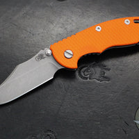 Hinderer XM-18 3.5"- NON FLIPPER- Bowie Edge- Working Finish Ti And Various G-10 Handles- Working Finish S45VN Steel Blade