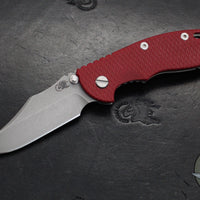 Hinderer XM-18 3.5"- NON FLIPPER- Bowie Edge- Working Finish Ti And Various G-10 Handles- Working Finish S45VN Steel Blade