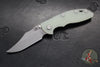 Hinderer XM-18 3.5"- NON FLIPPER- Bowie Edge- Working Finish Ti And Various G-10 Handles- Working Finish S45VN Steel Blade