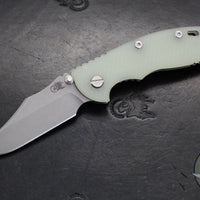 Hinderer XM-18 3.5"- NON FLIPPER- Bowie Edge- Working Finish Ti And Various G-10 Handles- Working Finish S45VN Steel Blade