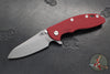 Hinderer XM-18 3.5"- Sheepsfoot- Working Finish Titanium Handle- Various G-10- Working Finish S45VN Steel Blade