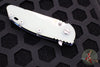 Hinderer XM-18 3.5"- Slicer Edge- Stonewash Blue Finished Titanium and Translucent Green G-10- Stonewash Finished S45VN Blade