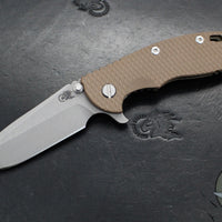 Hinderer XM-18 3.5"  Spanto Edge- Battle Bronze Ti And Various G-10 Handles- Working Finish S45VN Steel Blade