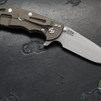 Hinderer XM-18 3.5"  Spanto Edge- Battle Bronze Ti And Various G-10 Handles- Working Finish S45VN Steel Blade