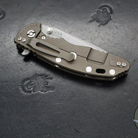 Hinderer XM-18 3.5"  Spanto Edge- Battle Bronze Ti And Various G-10 Handles- Working Finish S45VN Steel Blade