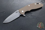 Hinderer XM-18 3.5" Spanto Edge- Battle Blue Ti And Various G-10 Handles- Working Finish S45VN Steel Blade