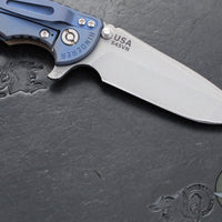 Hinderer XM-18 3.5" Spanto Edge- Battle Blue Ti And Various G-10 Handles- Working Finish S45VN Steel Blade