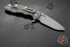 Hinderer XM-18 3.5"- Spearpoint-  Working Finish Ti and Red G-10 Handle- Working Finish S45VN Blade