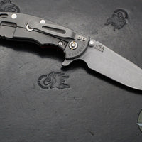 Hinderer XM-18 3.5"- Spearpoint-  Working Finish Ti and Red G-10 Handle- Working Finish S45VN Blade