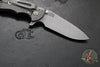 Hinderer XM-18 3.5"- Spearpoint-  Working Finish Ti and Red G-10 Handle- Working Finish S45VN Blade