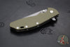 Hinderer XM-24 4.0"- Spanto Edge- Battle Bronze Ti And OD Green G-10 Handle- Working Finish S45VN Blade