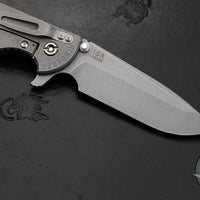 Hinderer XM-24 4.0"- Spanto Edge- Working Finish Ti And Red G-10 Handle- Working Finish S45VN Blade