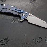 Hinderer XM-24 4.0"- Skinny Wharncliffe Edge- Battle Blue Titanium And Various G-10 Handles- Working Finish S45VN Blade