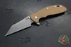 Hinderer XM-24 4.0"- Skinny Wharncliffe Edge- Battle Bronze Titanium And Various G-10 Handles- Working Finish S45VN Blade