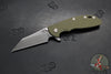 Hinderer XM-24 4.0"- Skinny Wharncliffe Edge- Battle Bronze Titanium And Various G-10 Handles- Working Finish S45VN Blade