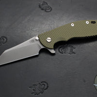 Hinderer XM-24 4.0"- Skinny Wharncliffe Edge- Battle Bronze Titanium And Various G-10 Handles- Working Finish S45VN Blade