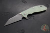 Hinderer XM-24 4.0"- Skinny Wharncliffe Edge- Battle Bronze Titanium And Various G-10 Handles- Working Finish S45VN Blade