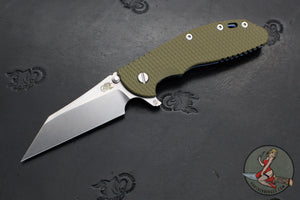 Hinderer XM-24 4.0"- Skinny Wharncliffe Edge- Stonewash Blue Finished Titanium And Various G-10 Handles- Stonewash S45VN Blade