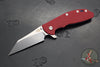 Hinderer XM-24 4.0"- Skinny Wharncliffe Edge- Stonewash Blue Finished Titanium And Various G-10 Handles- Stonewash S45VN Blade