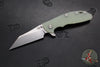 Hinderer XM-24 4.0"- Skinny Wharncliffe Edge- Stonewash Bronze Finished Titanium And Various G-10 Handles- Stonewash S45VN Blade