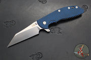 Hinderer XM-24 4.0"- Skinny Wharncliffe Edge- Stonewash Finished Titanium And Various G-10 Handles- Stonewash S45VN Blade