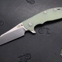 Hinderer XM-24 4.0"- Skinny Wharncliffe Edge- Stonewash Finished Titanium And Various G-10 Handles- Stonewash S45VN Blade