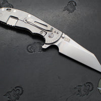 Hinderer XM-24 4.0"- Skinny Wharncliffe Edge- Stonewash Finished Titanium And Various G-10 Handles- Stonewash S45VN Blade