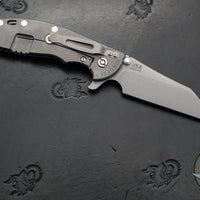 Hinderer XM-24 4.0"- Skinny Wharncliffe Edge- Working Finish Titanium And Various G-10 Handles- Working Finish S45VN Blade