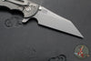 Hinderer XM-24 4.0"- Skinny Wharncliffe Edge- Working Finish Titanium And Various G-10 Handles- Working Finish S45VN Blade