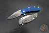 Hinderer XM-18 3.0"- Bowie Edge- Working Finish Titanium And Various G-10 Handles- Stonewash Finish 20CV Blade