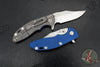Hinderer XM-18 3.0"- Bowie Edge- Working Finish Titanium And Various G-10 Handles- Stonewash Finish 20CV Blade