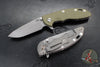 Hinderer XM-18 3.25"- Spearpoint- Working Finish Titanium and Various G-10 Handle Scales- Working Finish S45VN Steel Blade